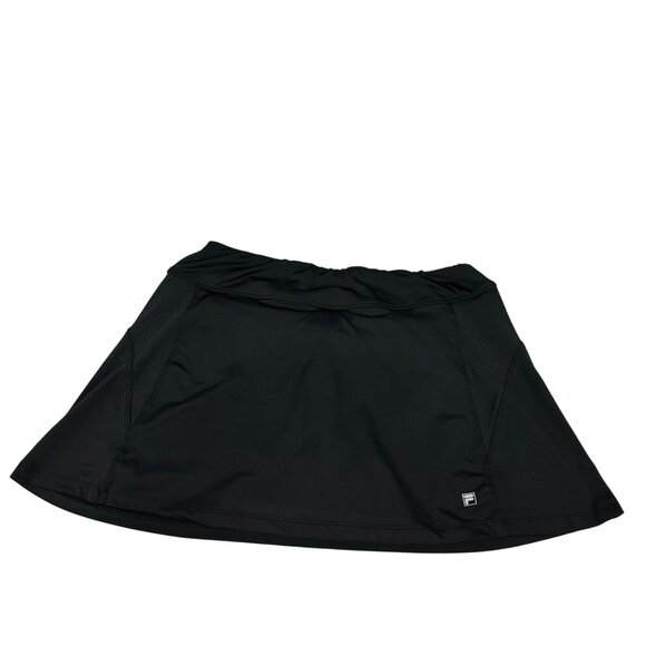 Fila Womens Black Tennis Skort Size M Polyester/Spandex Blend - Picture 1 of 7